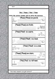 Demonsatrative pronouns 