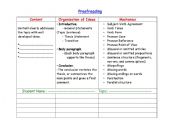 English Worksheet: Proofreading