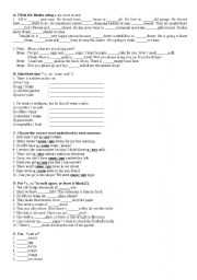 English Worksheet: A-an-the articles