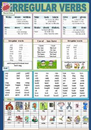 English Worksheet: Irregular verbs
