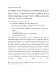 English Worksheet: research