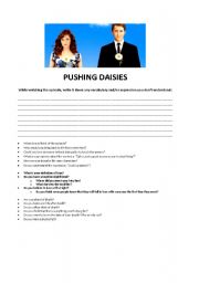 English worksheet: Pushing Daisies - Pilot discussion