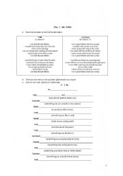 English Worksheet: The I am poem