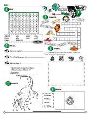 English Worksheet: Around The World Series_03 Mexico (Fully Editable + Key)