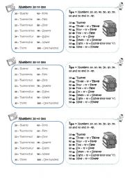 English worksheet: Numbers