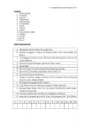 English worksheet: Matching of book title and genre