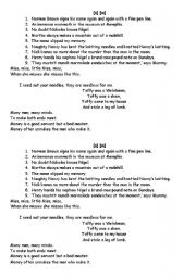 English worksheet: Phonetics N M