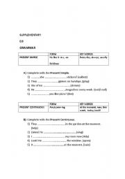 English worksheet: GRAMMAR EXERCISES