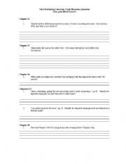 English Worksheet: Tuck Everlasting