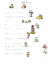 English worksheet: Present Continuous Tense