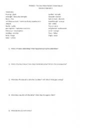 English worksheet: Friends Season 10 Episode 5 - The One Where Rachels Sister is Babysit