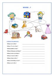 English Worksheet: whose