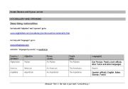English Worksheet: Nationalities