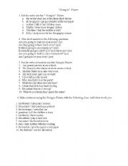 English worksheet: Worksheet - going to future