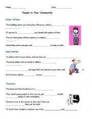 English worksheet: Occupations #2