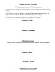 Beethoven Lives Upstairs Worksheet