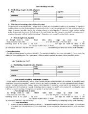 English Worksheet: Laser FCE Vocabulary test Unit 5 (with answers)