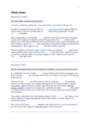 English Worksheet: climate change