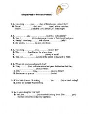 Simple Past or present Perfect?
