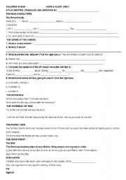 English worksheet: Hope and glory John Boorman