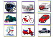 Transport flashcards