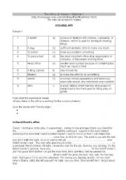 English Worksheet: The Office (UK) Season 1 episode 1