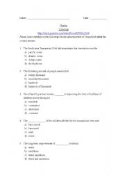 English Worksheet: Charity (Unicef) 