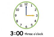 English Worksheet: Clock