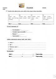 English Worksheet: lesson plan