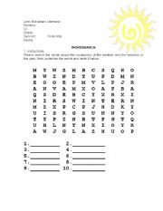 English worksheet: wordsearch