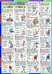 English Worksheet: SPORTS AND ACTIVITIES - QUIZ (KEY INCLUDED)