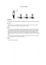 English worksheet: alp-write