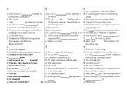English Worksheet: practice on checking in and out