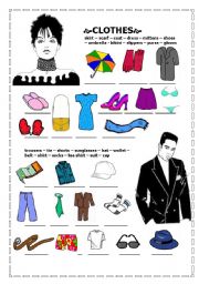 English Worksheet: clothes