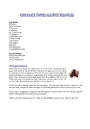 English worksheet: Italian recipes