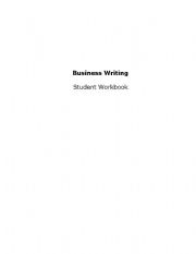 Business writing