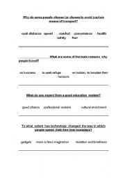 English worksheet: speaking practise