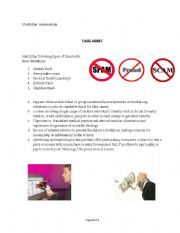 English Worksheet: Kinds of Fraud