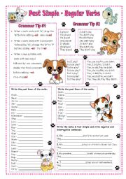 English Worksheet: Past Simple - Regular Verbs