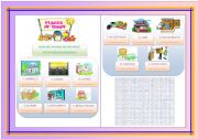 English Worksheet: Places