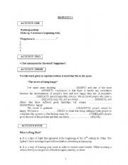 English Worksheet: Worksheet 10th grade