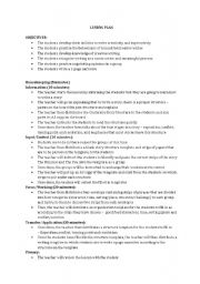 English Worksheet: JUMBLE STORY: Complete. Lesson plan, Activity, Template 