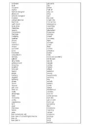 English Worksheet: elementary voc. quiz