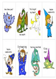 English worksheet: Fantasy