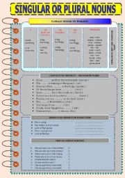 English Worksheet: including brief explanation part and three tasks 