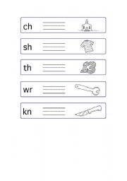 English worksheet: phonics