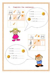 English Worksheet: Music Instruments for begginers and young learners (part 2)