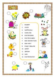 English Worksheet: 5 pages, plenty of activities for different levels to revise or teach Easter vocabulary