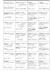 English Worksheet: grammar and vocabulary revision 1
