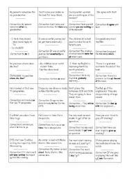 English Worksheet: grammar and vocabulary revision 3